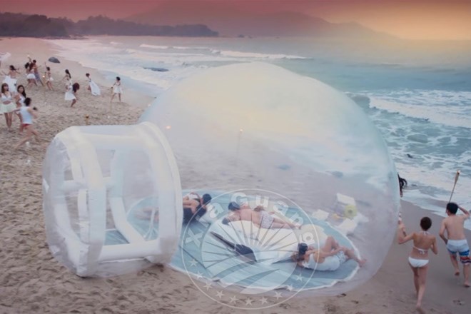桃江充气球形帐篷